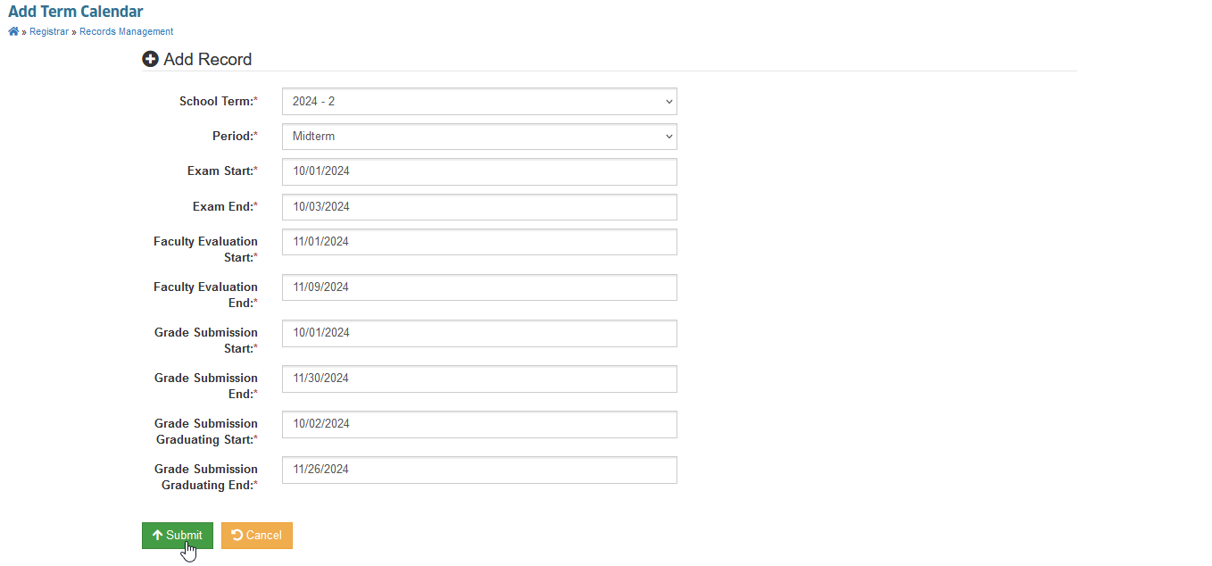 submit added new term period