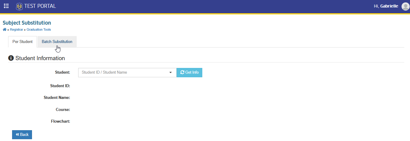 batch substitution tab