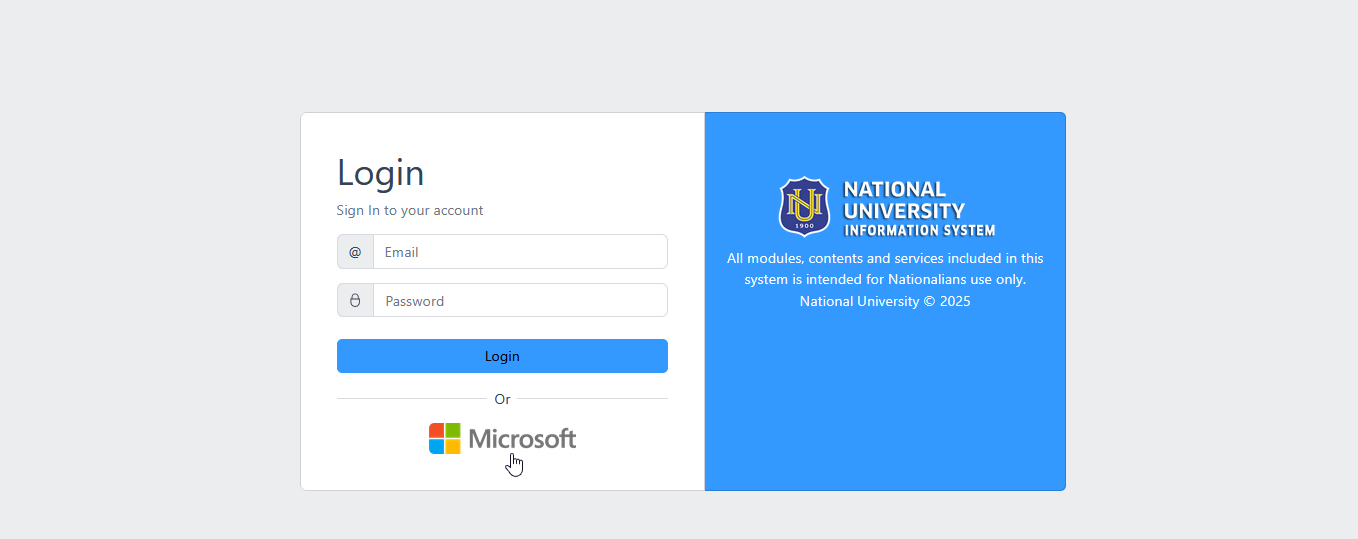 microsoft login