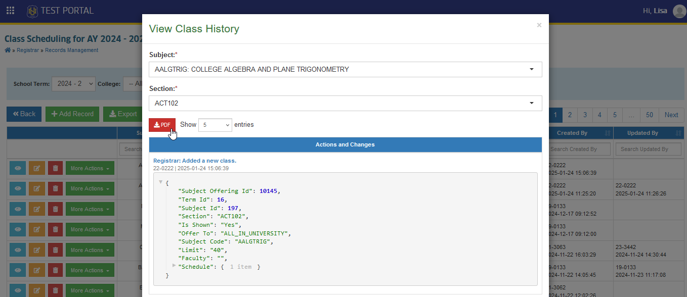 download logs