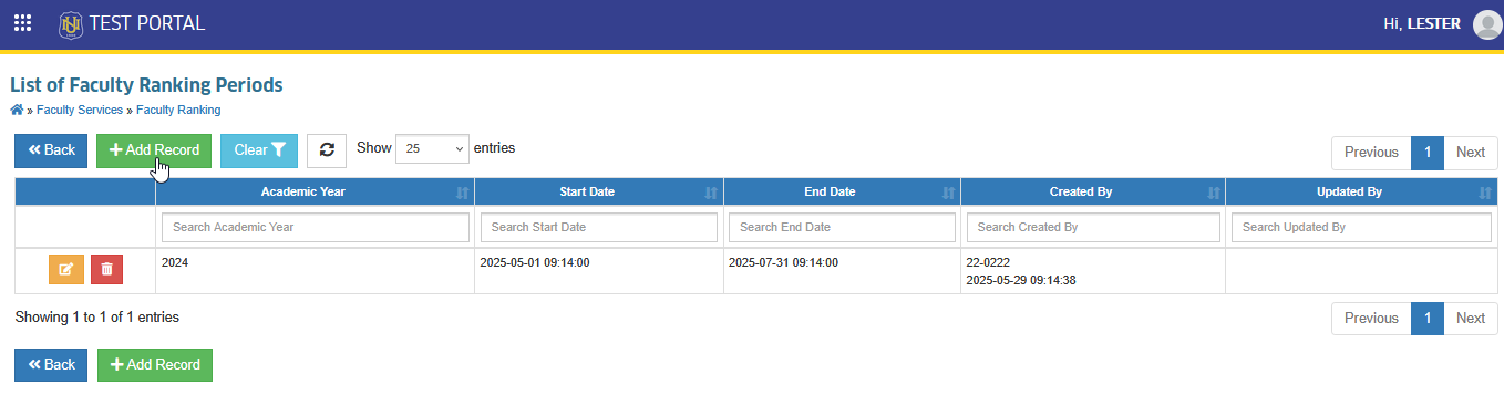add ranking period