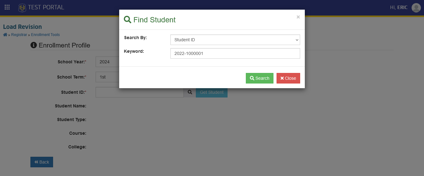 find student