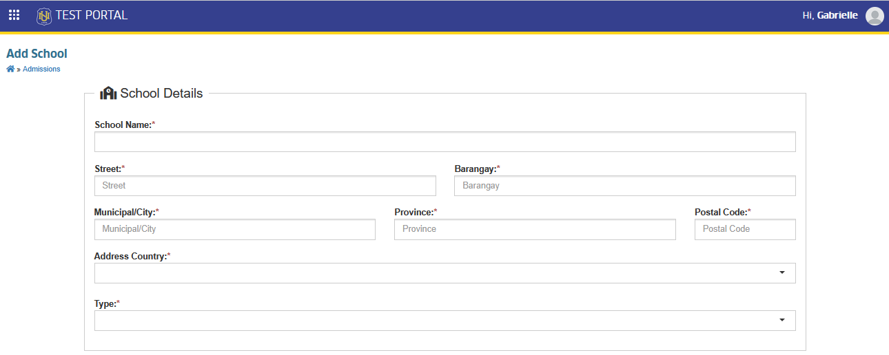 schools details