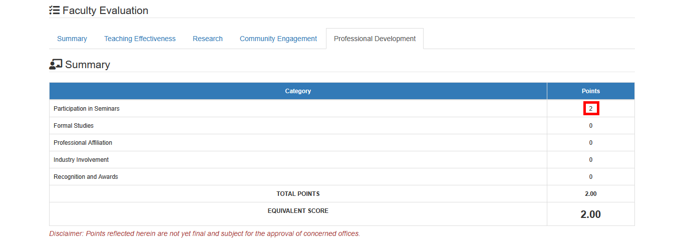 professional development entry points