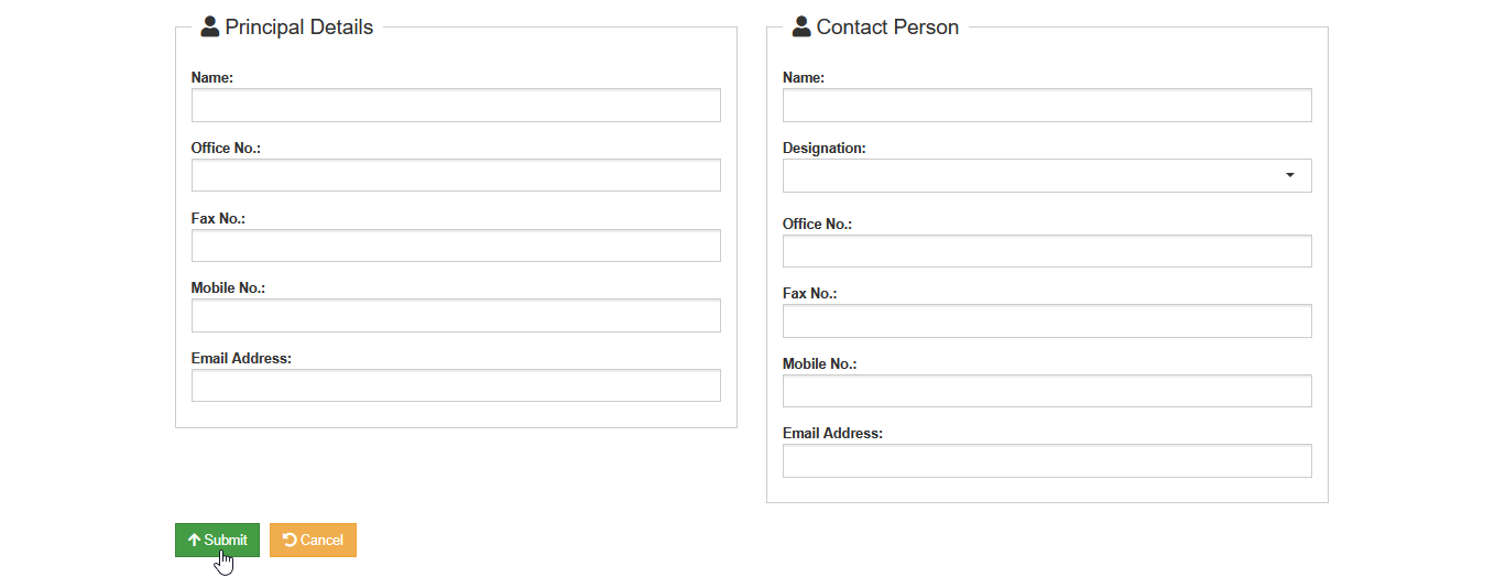 submit button