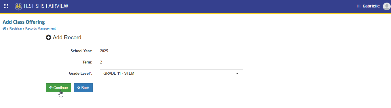 submit button
