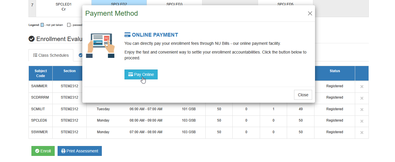 confirm enroll