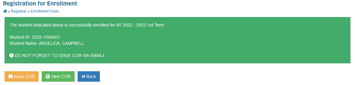 email COR