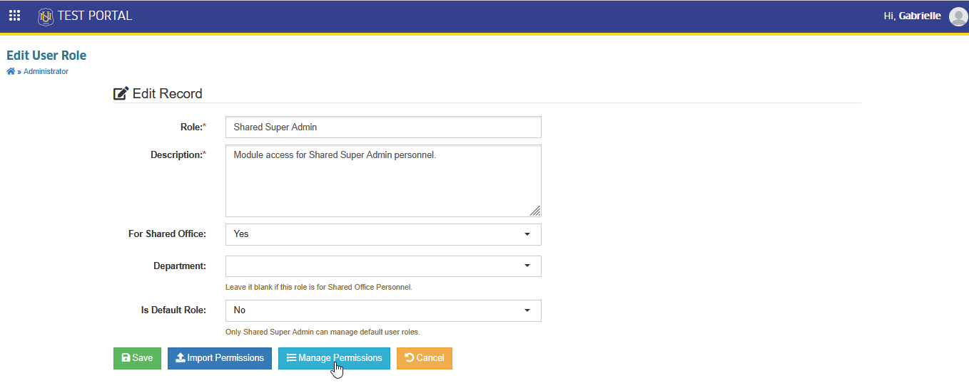 manage permission manually