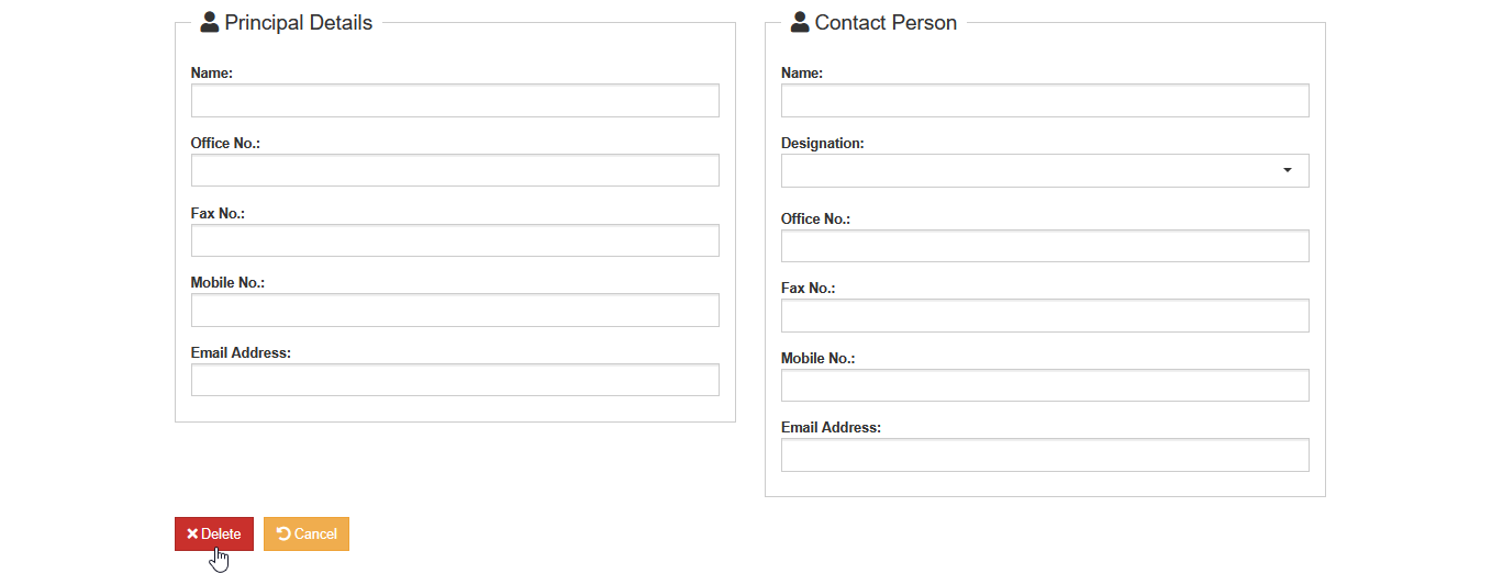 confirm delete button