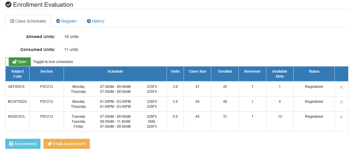 print assessment