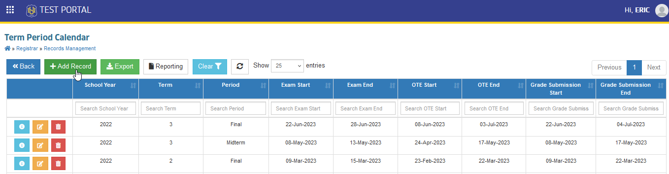 add new term period