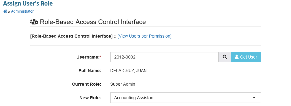RBAC New Role